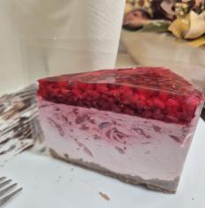 Mascarpone malinová s bielou čokoládou: diabetická a bezgluténová 