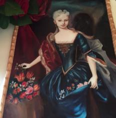 Maľovaný portrét ml. Márie Terézie